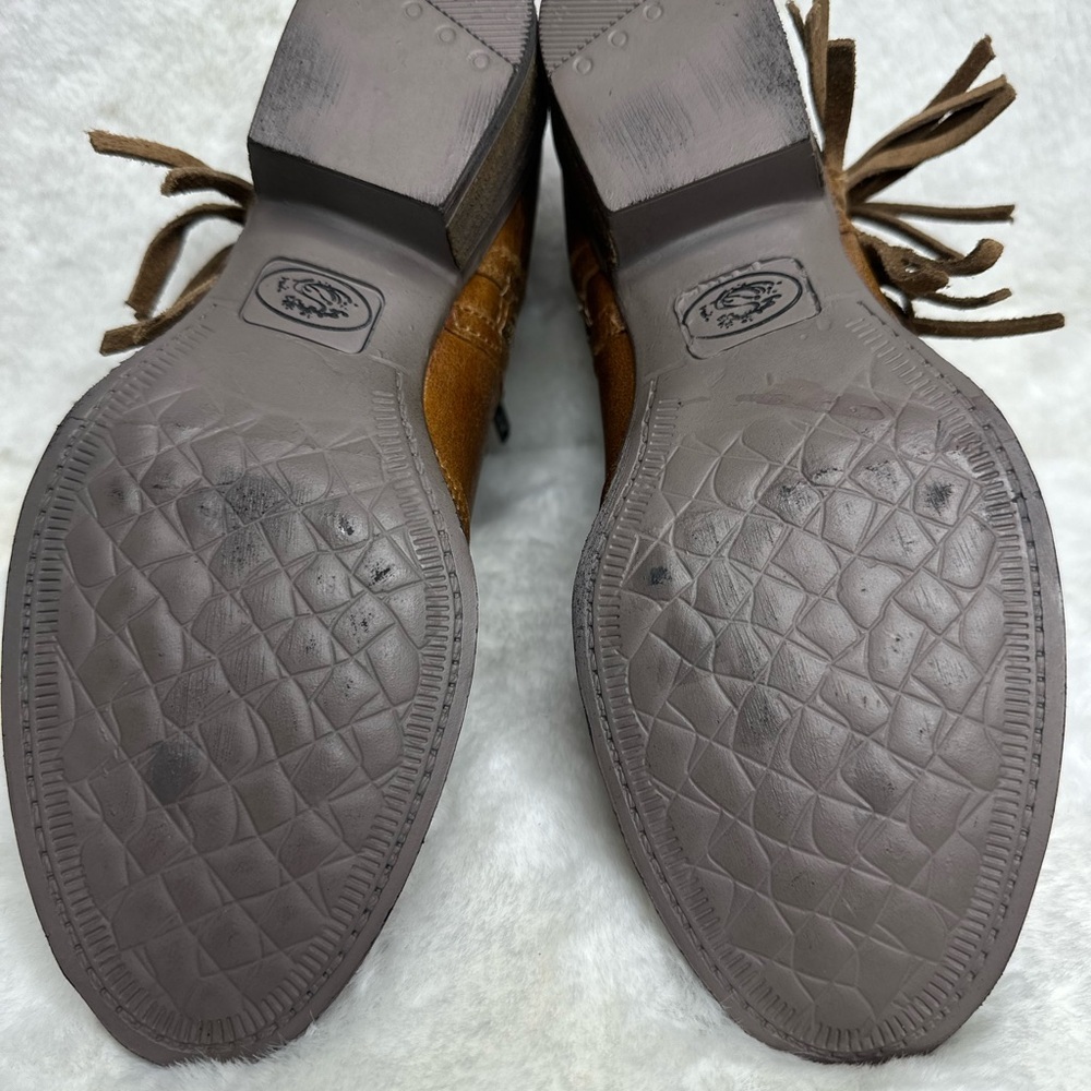 Brown Leather Ankle Boots - Picture 7 of 7
